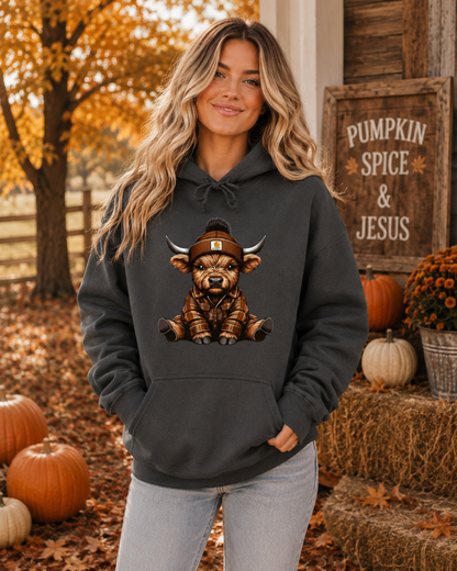 Highland Cow Hoodie | Cute Western Cowgirl Hoodie