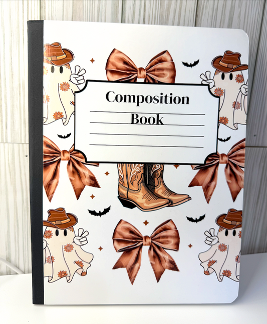 Cute Western Ghosts Composition Books