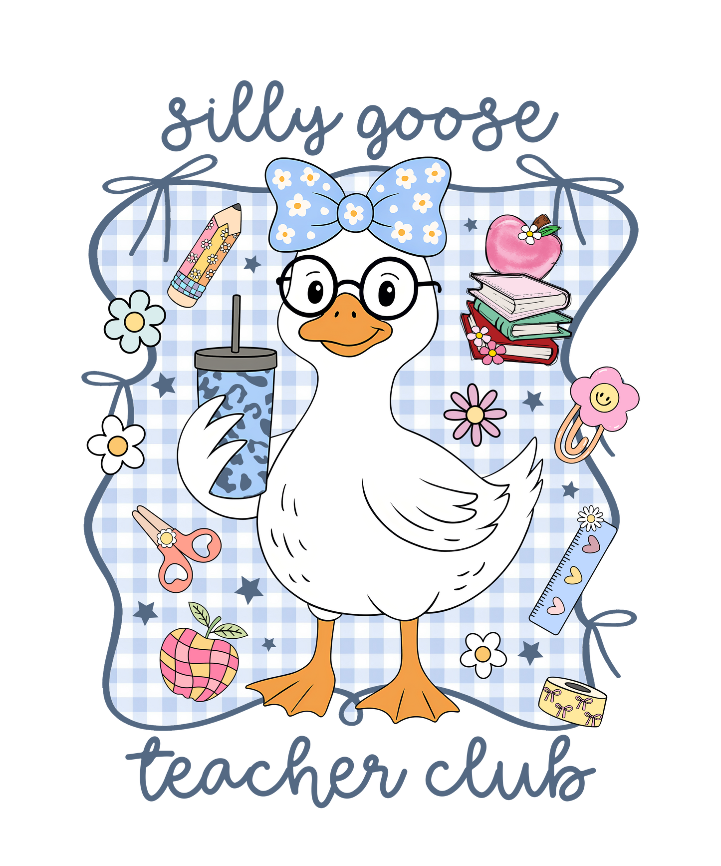 Silly Goose Teacher Club DTF Transfer