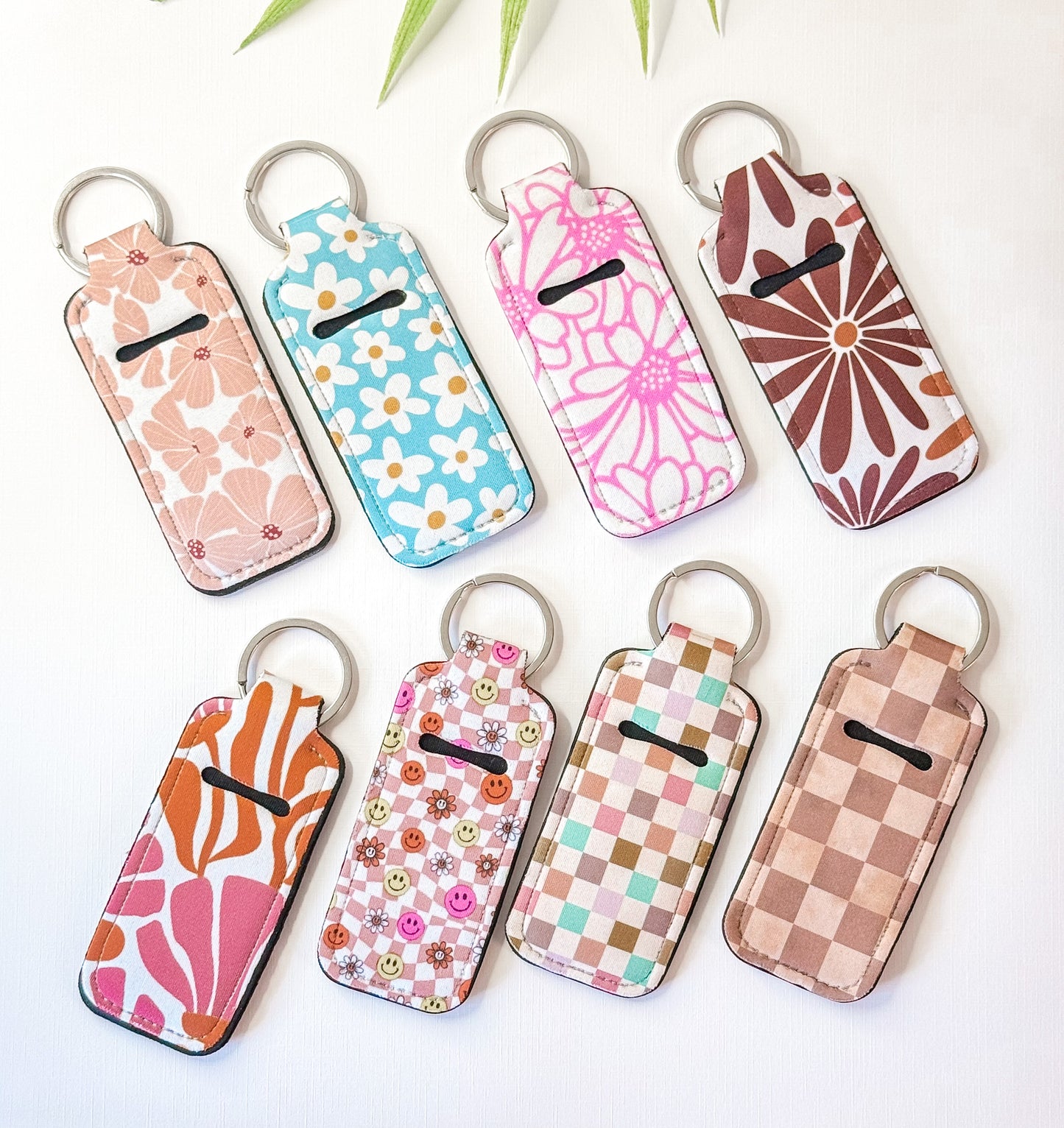 Chapstick Holder Keychains