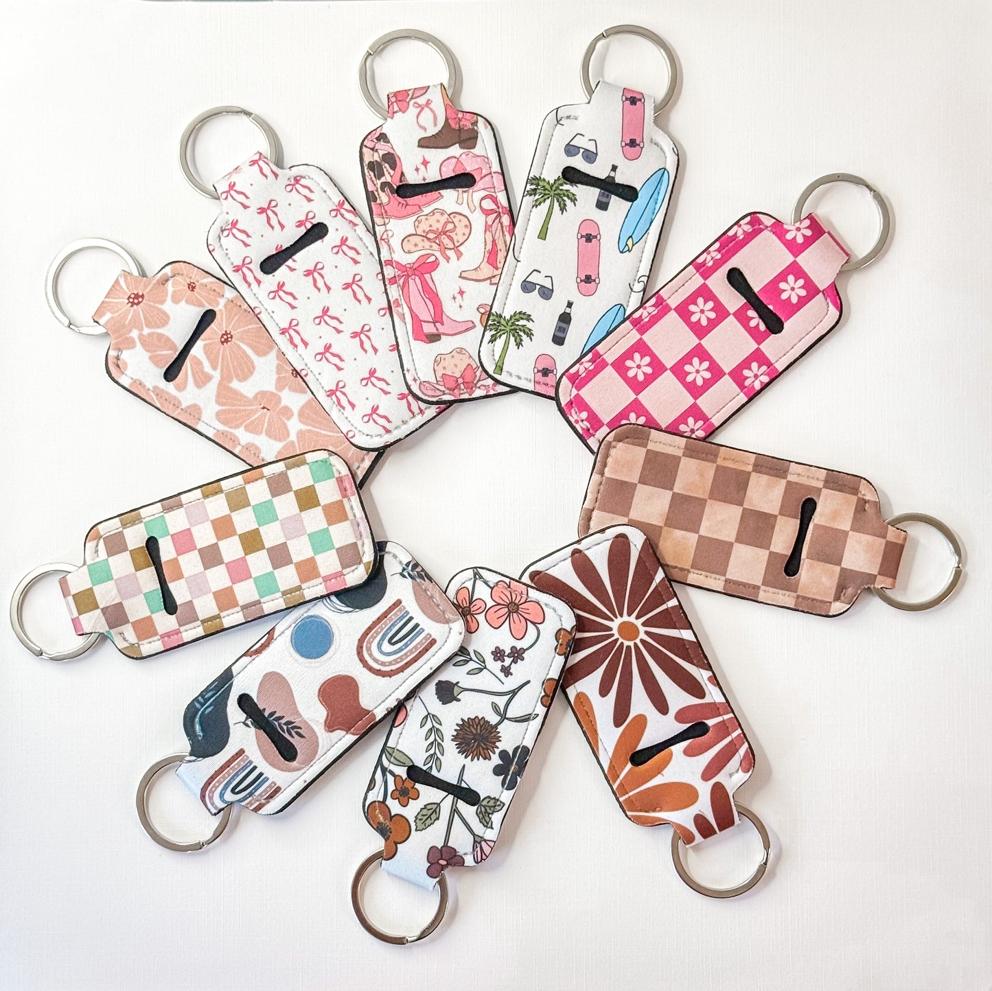 Chapstick Holder Keychains