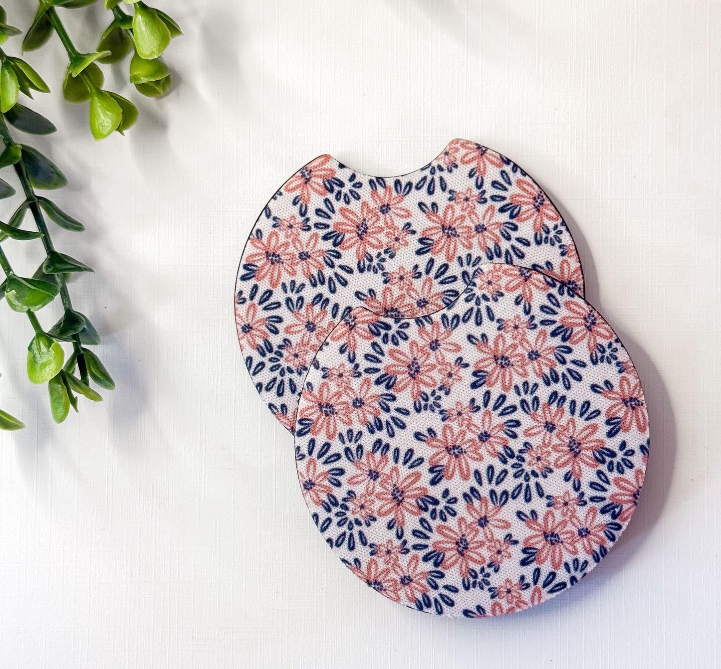 Delicate Spring Car Coasters