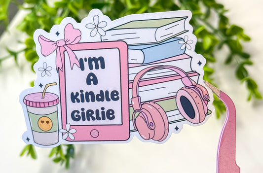Kindle Girlie Sticker