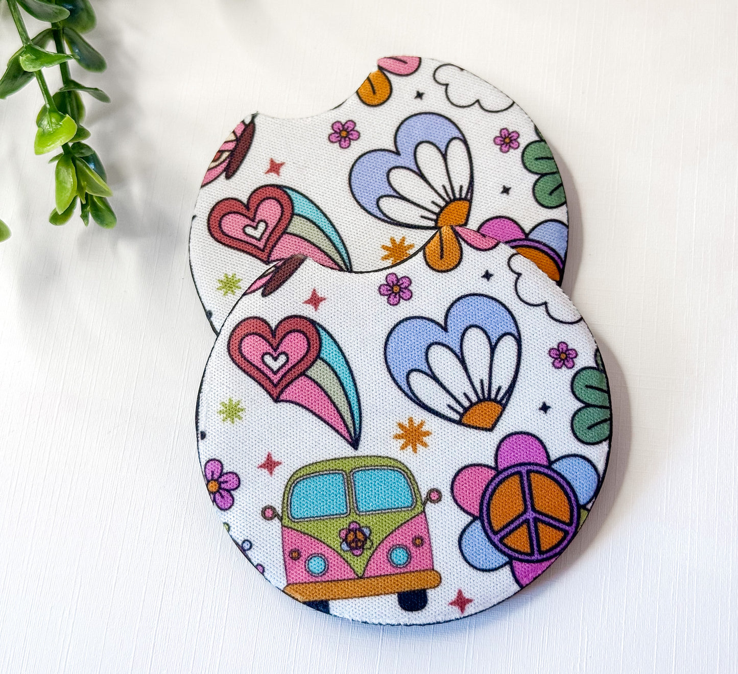 Hippie Car Coasters