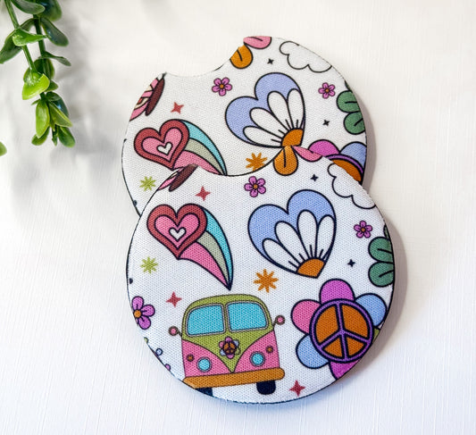 Hippie Car Coasters