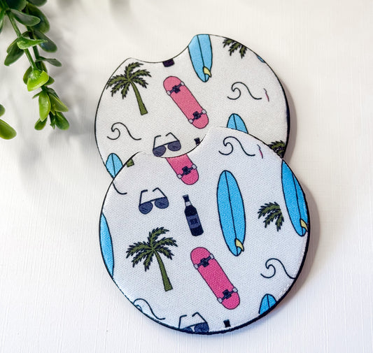 Beachy Car Coasters