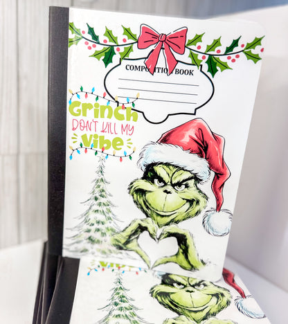 Grinch Christmas Composition Notebook