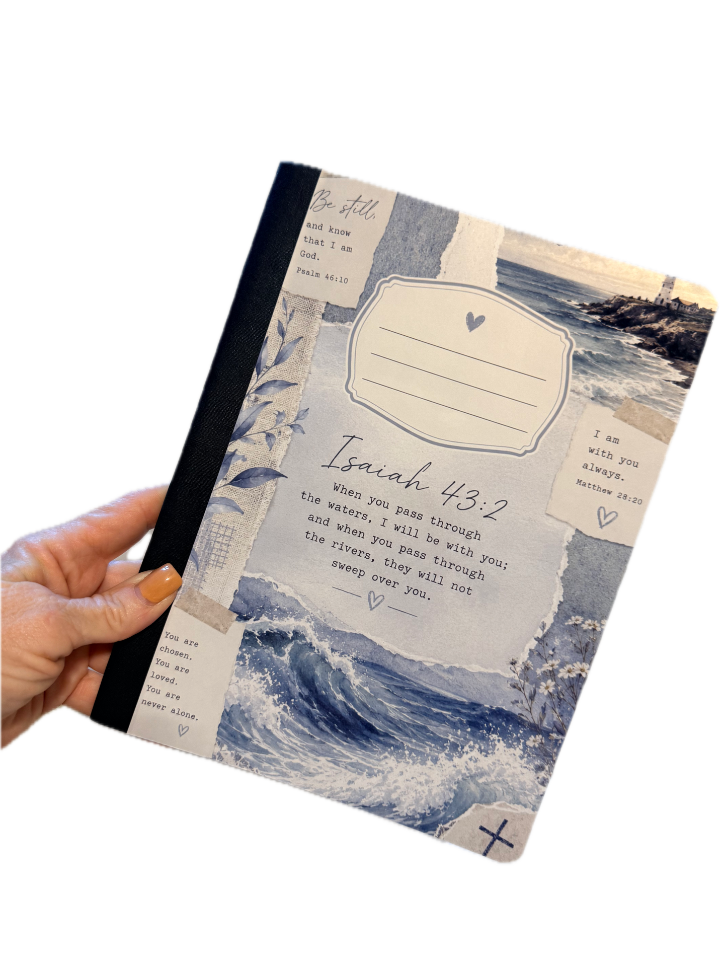 Isaiah 43:2 Christian Composition Notebook