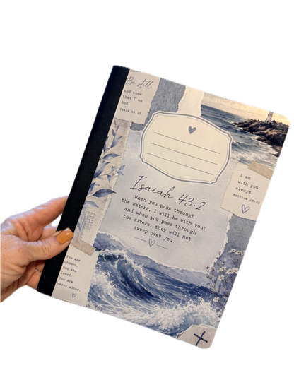 Isaiah 43:2 Christian Composition Notebook
