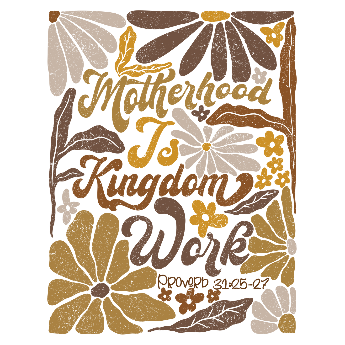 Motherhood is Kingdom Work DTF Transfer