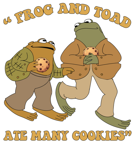 Frog and Toad Ate Too Many Cookies DTF