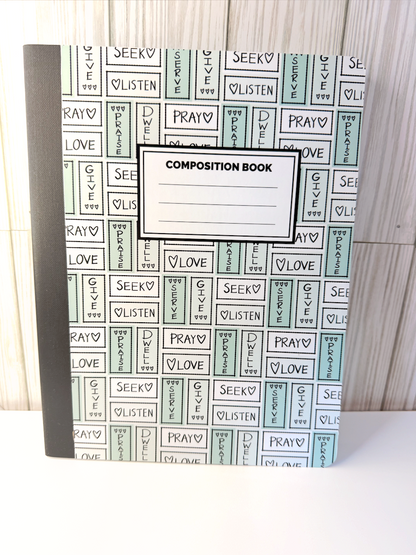 Seek Love Pray Composition Books