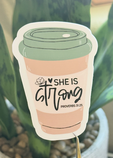 She is Strong Sticker