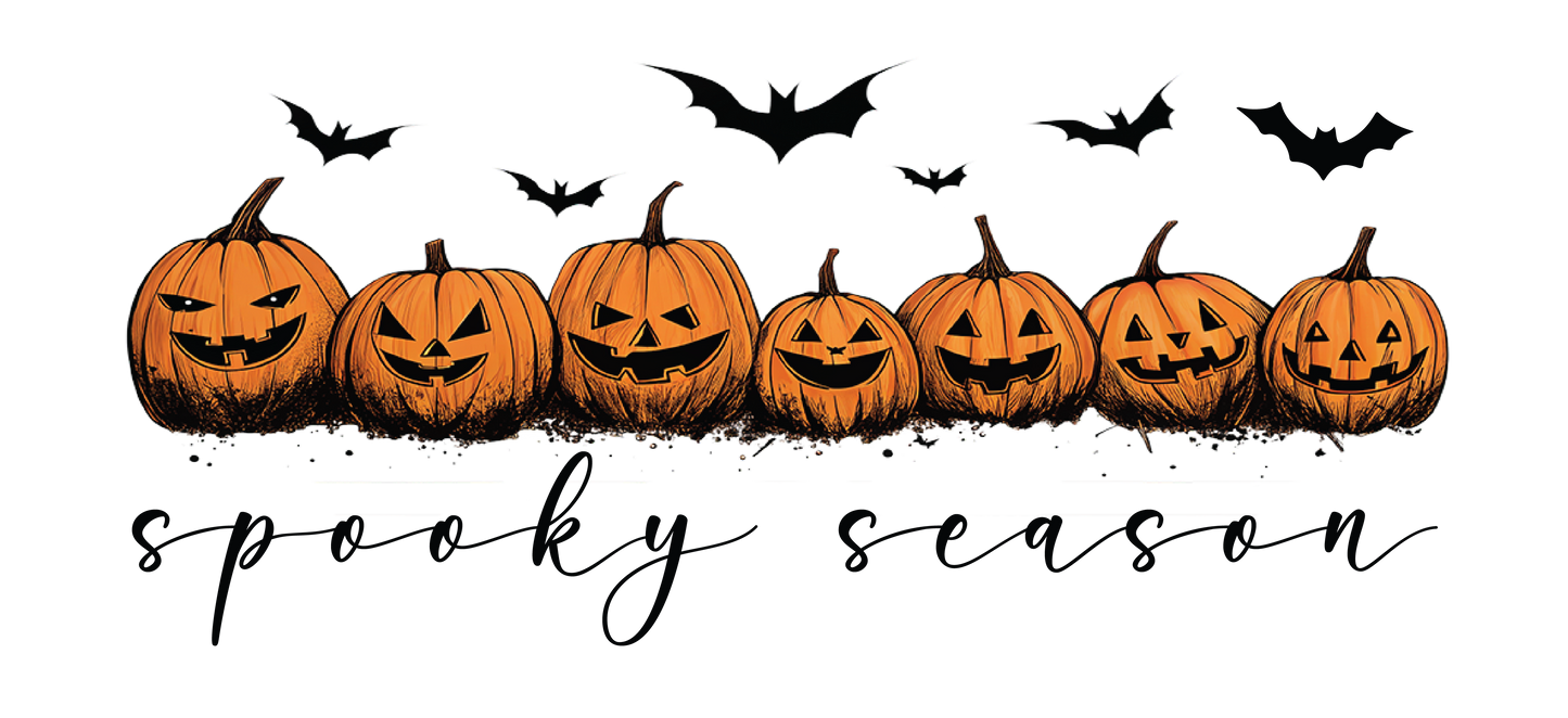 Pumpkin Spooky Season DTF Transfer
