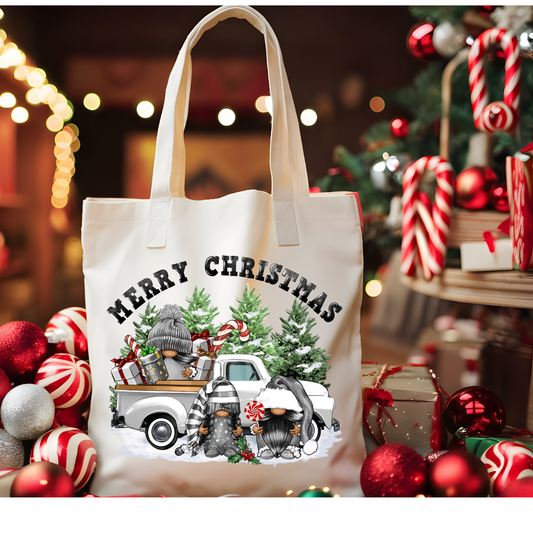 Gnomie Christmas Tote