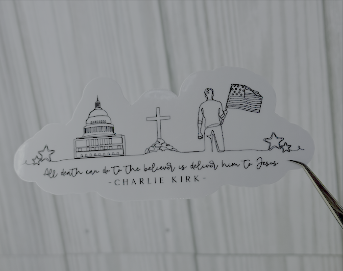 Charlie Kirk Sticker