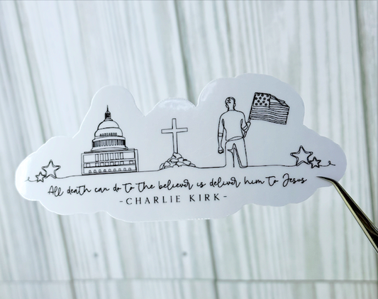 Charlie Kirk Sticker