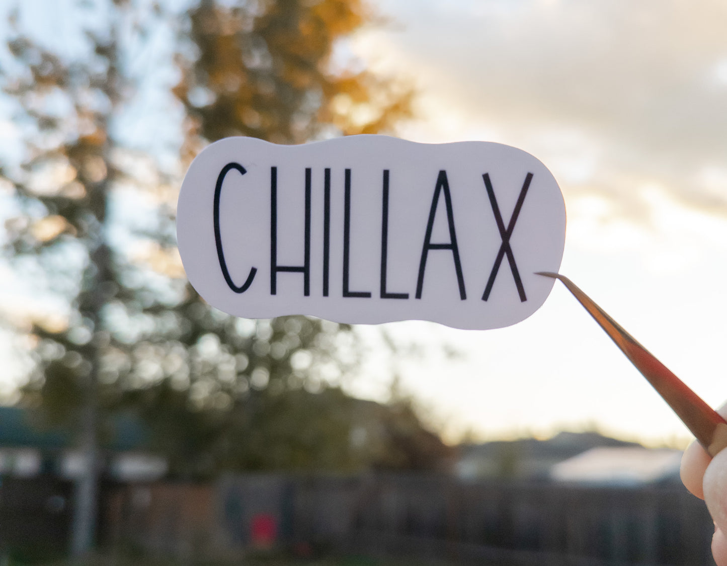 Chillax Sticker