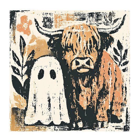 Ghost & Highland DTF Transfer