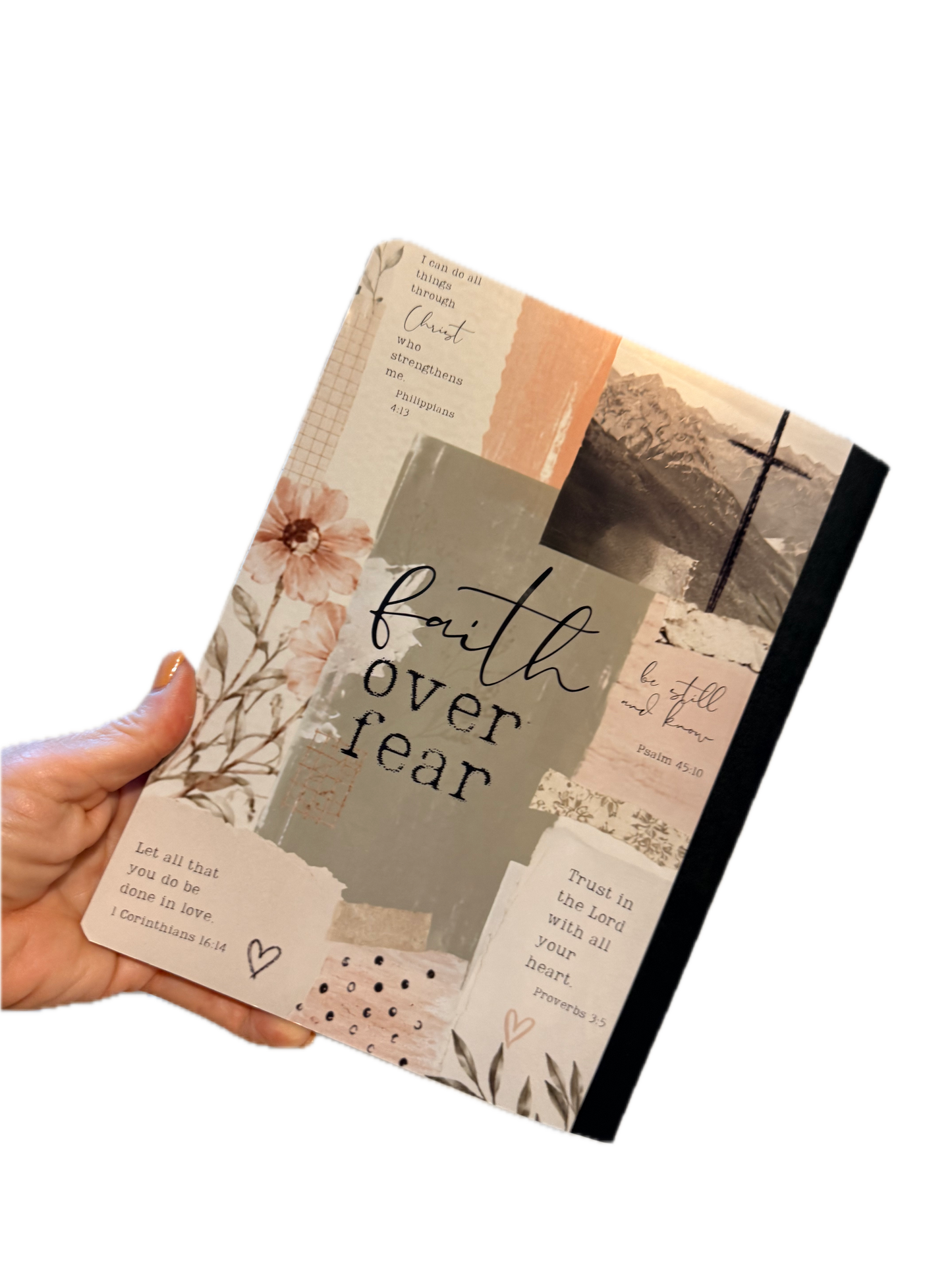 Faith Over Fear Christian Composition Notebook