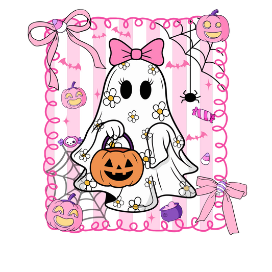 Cute Girly Ghost DTF Transfer