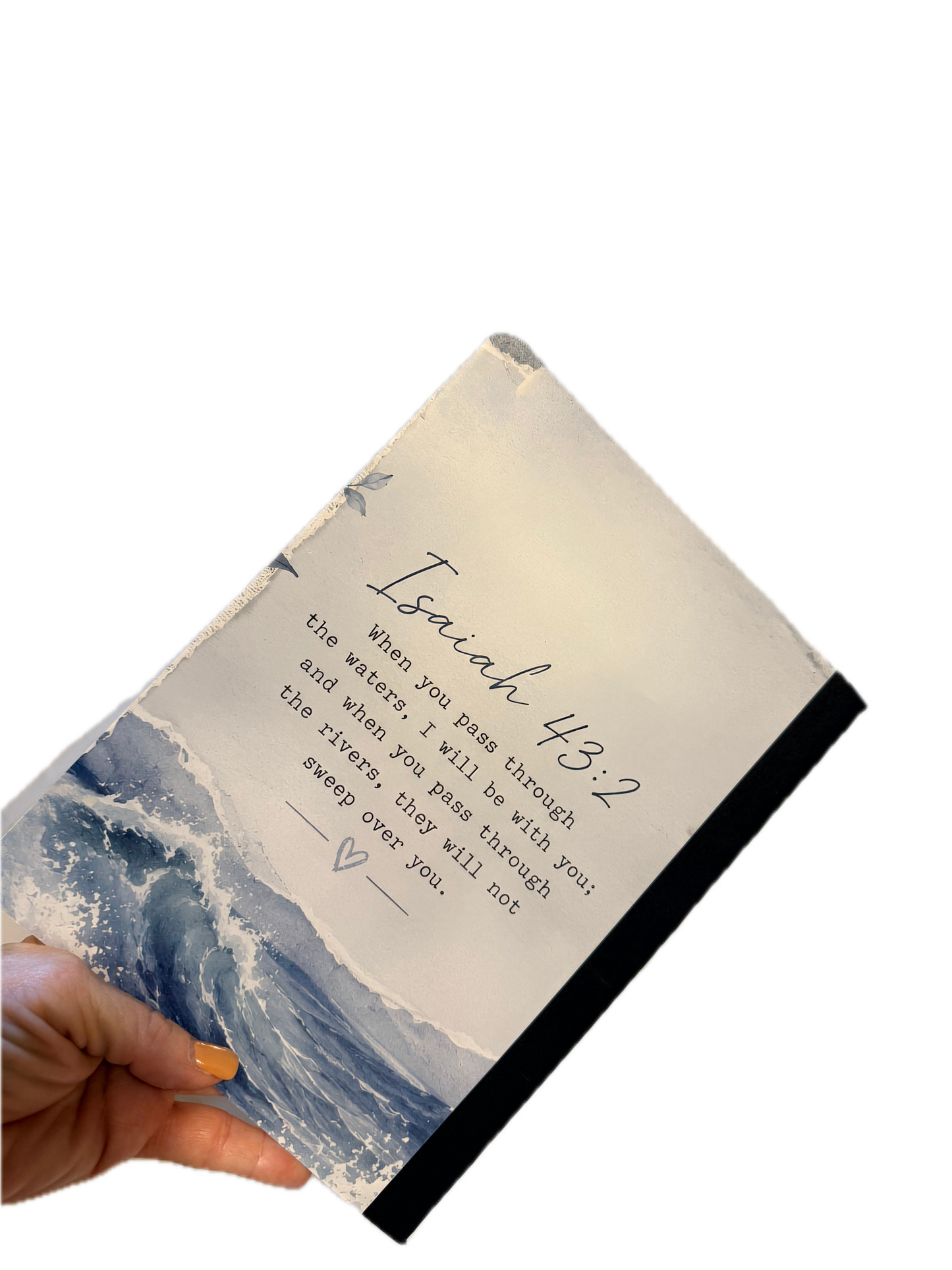 Isaiah 43:2 Christian Composition Notebook