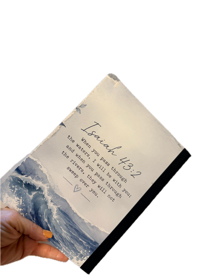 Isaiah 43:2 Christian Composition Notebook