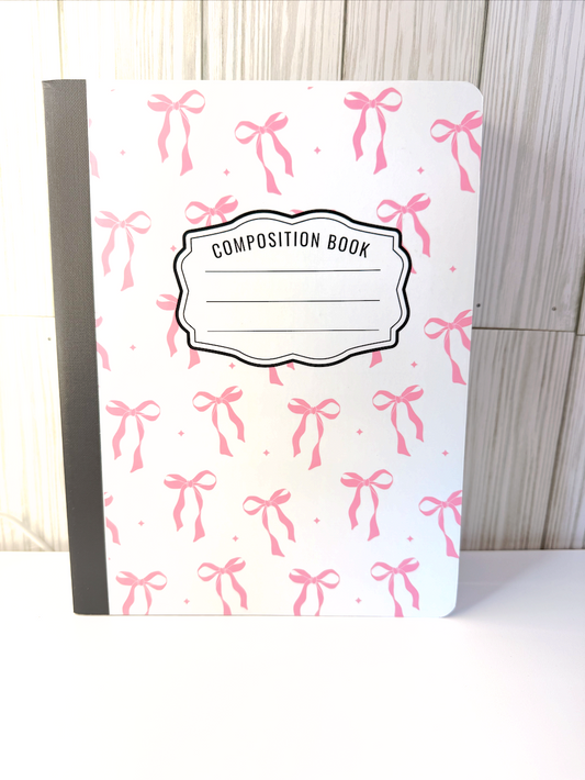 Pink Bows Composition Books