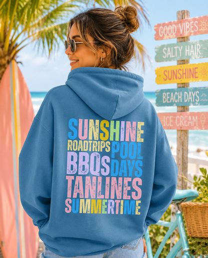 Sunshine Roadtrip Pool Days Hoodie