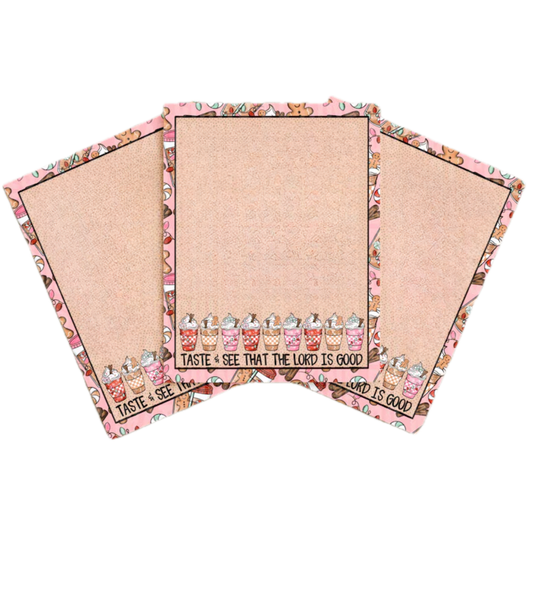 Taste and See Notepad