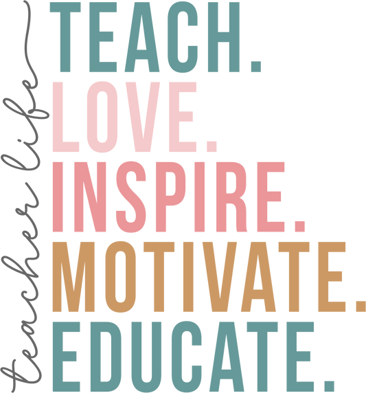 Teacher Life DTF Transfer